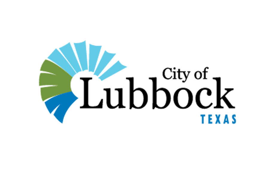 City of Lubbock Texas Blue, Green, Light blue and black City of Lubbock Texas logo
